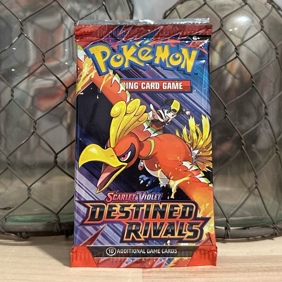 Pokemon Scarlet & Violet Destined Rivals Card Packs - Red and Purple - Picture 8 of 9
